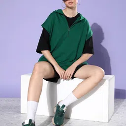 The Roadster Life Co. Printed Hooded Oversized Sweatshirt image 4