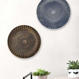 Art Street Set of 2 MDF Decorative Wall Plates-image-86