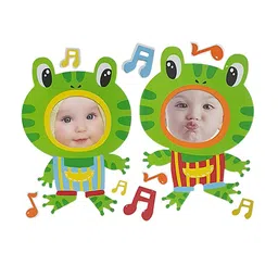 Art Street Set Of 10 Green & Yellow 3D Wall Decal Stickers image 5