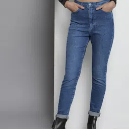 Tommy Hilfiger Women Super Skinny Fit High-Rise Light Fade Stretchable Jeans image 2
