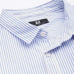 HERE&NOW Men Slim Fit Striped Casual Shirt image 3
