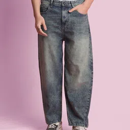 Bene Kleed Men Slash Knee Heavy Fade Jeans image 3