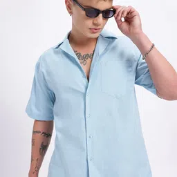 glitchez Unisex Relaxed Theory Poplin Shirt image 3