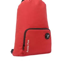 Arctic Fox Unisex Unisex Red Contrast Detail Backpack image 2