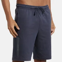 Jockey Men Charcoal Grey Solid Lounge Shorts image 4