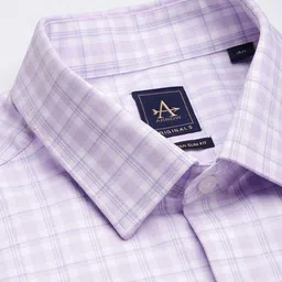 Arrow Manhattan Slim Fit Checked Pure Cotton Formal Shirt image 2