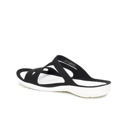 Crocs Women Black Solid Synthetic Open Toe Flats image 4