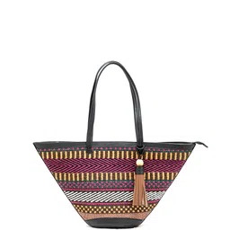 HIE Geometric Shopper Tote Handbag image 4