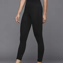 ADIDAS Women Black STUDIO 7/8 T Solid Training Tights image 4