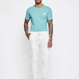 Red Flame Men Mid Rise Stretchable Cargo Joggers-image-50