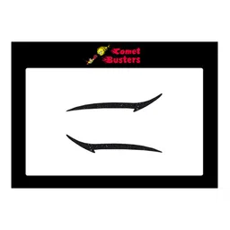 Comet Busters Glitter Eyeliner Sticker - Black image 4