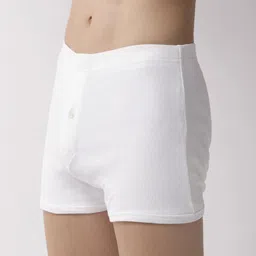 Marks & Spencer Men Pack Of 5 White Solid Trunks T148175V image 2