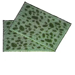 Athom Trendz Set of 2 Olive Patterned Anti Slip Bath Rugs image 4