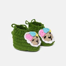 CHUTPUT Unisex Kids Pack of 2 Crochet Booties image 5