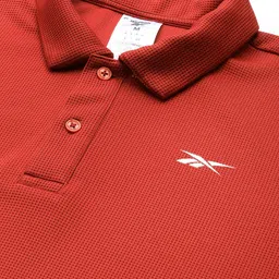 Reebok Men Brand Logo Windsurfer X Polo Collar Training Speedwick T-shirt image 5