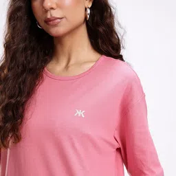 Kook N Keech Solid Oversized T-shirt image 4