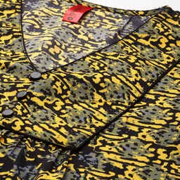 Cottinfab Abstract Print Crepe Longline Top image 5