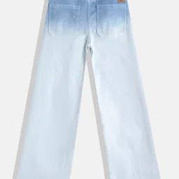HERE&NOW Girls Flared Heavy Fade Ombre Stretchable Jeans image 2