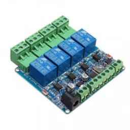 12V Modbus RTU 4 Channels Relay Module Optocoupler RS485 MCU for Arduino-picture-36