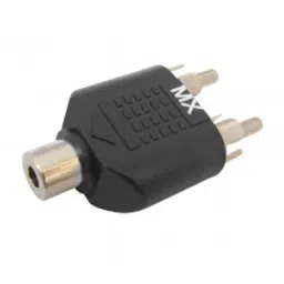 MX 2 RCA Male Plug To MX EP Stereo Female Socket 3.5mm Connector (MX-3166)-picture-10