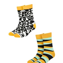 Dynamocks Unisex Pack of 4 Patterned Socks image 2
