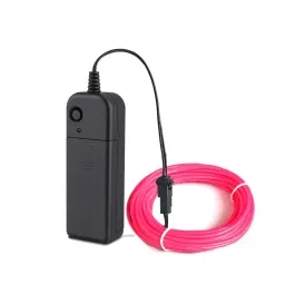 EL Wire 1m Glow EL Wire LED Neon Light Flexible 3V AA Battery Powered LED Rope Tube Sewable Tagled Lamp Clothing Dance Car Decor - Pink - RS6031EL Wire 1m Glow EL Wire LED Neon Light Flexible 3V AA Battery Powered LED Rope Tube Sewable Tagled Lamp Clothing Dance Car Decor - Pink - RS6031-picture-21