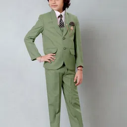 BT DEZINES Boys Single-Breasted 5-Piece Party Suits image 5