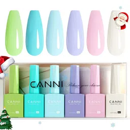 CANNI Hema Free Set Of 6 UV Soak Off Gel Nail Polish - 9ml Each - 2305 image 2