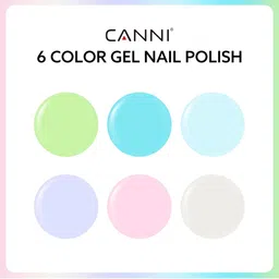 CANNI Hema Free Set Of 6 UV Soak Off Gel Nail Polish - 9ml Each - 2305 image 4