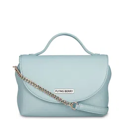 FLYING BERRY Blue Solid Sling Bag image 2