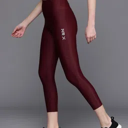 HRX by Hrithik Roshan Three-Fourth Length Training or Gym Tights image 3