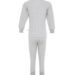 mack jonney VIMAL JONNEY Boys Grey Melange Thermal Set thsetRNFS_MLG01 image 2