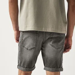 NEXT Men Slim Fit Denim Shorts image 2