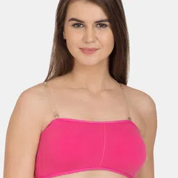 Tweens Pink Pack Of 2 Solid Non-Wired Lightly Padded Everyday Bra image 2