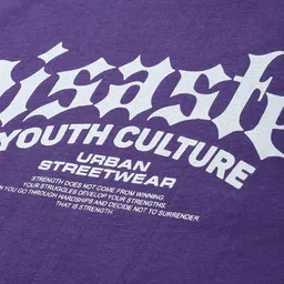 HERE&NOW Pure Cotton Typography Printed T-Shirt image 5
