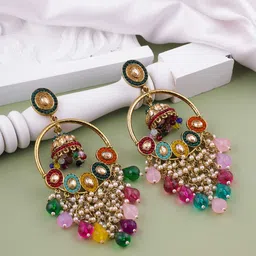 VATSALYA creation Gold-Plated Alloy Earrings-picture-36