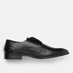 Van Heusen Men Textured Leather Formal Derbys image 5