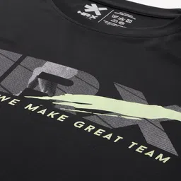 HRX by Hrithik Roshan Men Brand Logo Printed T-shirt image 5