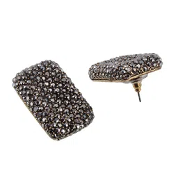 Mali Fionna Black Square Studs image 2