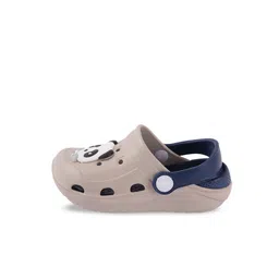 Yellow Bee Boys Grey & Navy Blue Clogs image 3