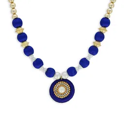 AKSHARA Girls Gold Handcrafted Necklace image 2