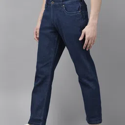 Roadster Men Navy Blue Slim Fit Stretchable Jeans image 2