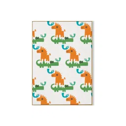 Nestroots Playful Pumbaa From Lion King And Alligator Canvas Wall Painting image 2