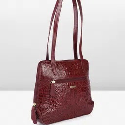 Hidesign Cindy Textured Animal Print Shoulder Bag image 2
