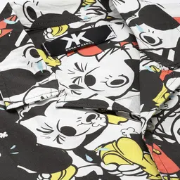 Kook N Keech Pure Cotton Mickey Mouse Printed Oversized Shirt image 2