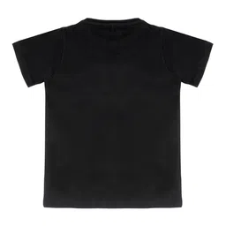 tom & jerry TomJerry Boys Black TomJerry Printed Round Neck Pure Cotton T-shirt image 3