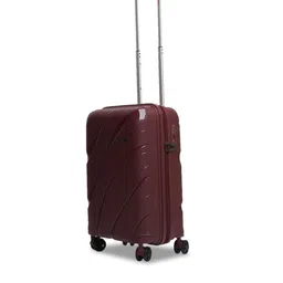 Wildcraft Unisex Red Textured Hard-Side Medium Trolley Suitcase image 3