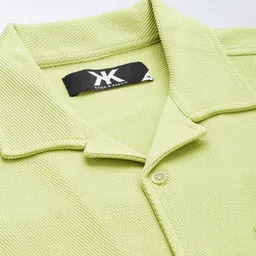 Kook N Keech Men Premium Cuban Collar Relaxed Fit Casual Shirt image 2