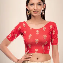 Bindigasm's Advi Woven Design Saree Blouse image 2