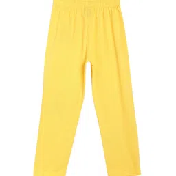SWEET ANGEL Boys Yellow Printed Straight-Fit Track Pants image 2